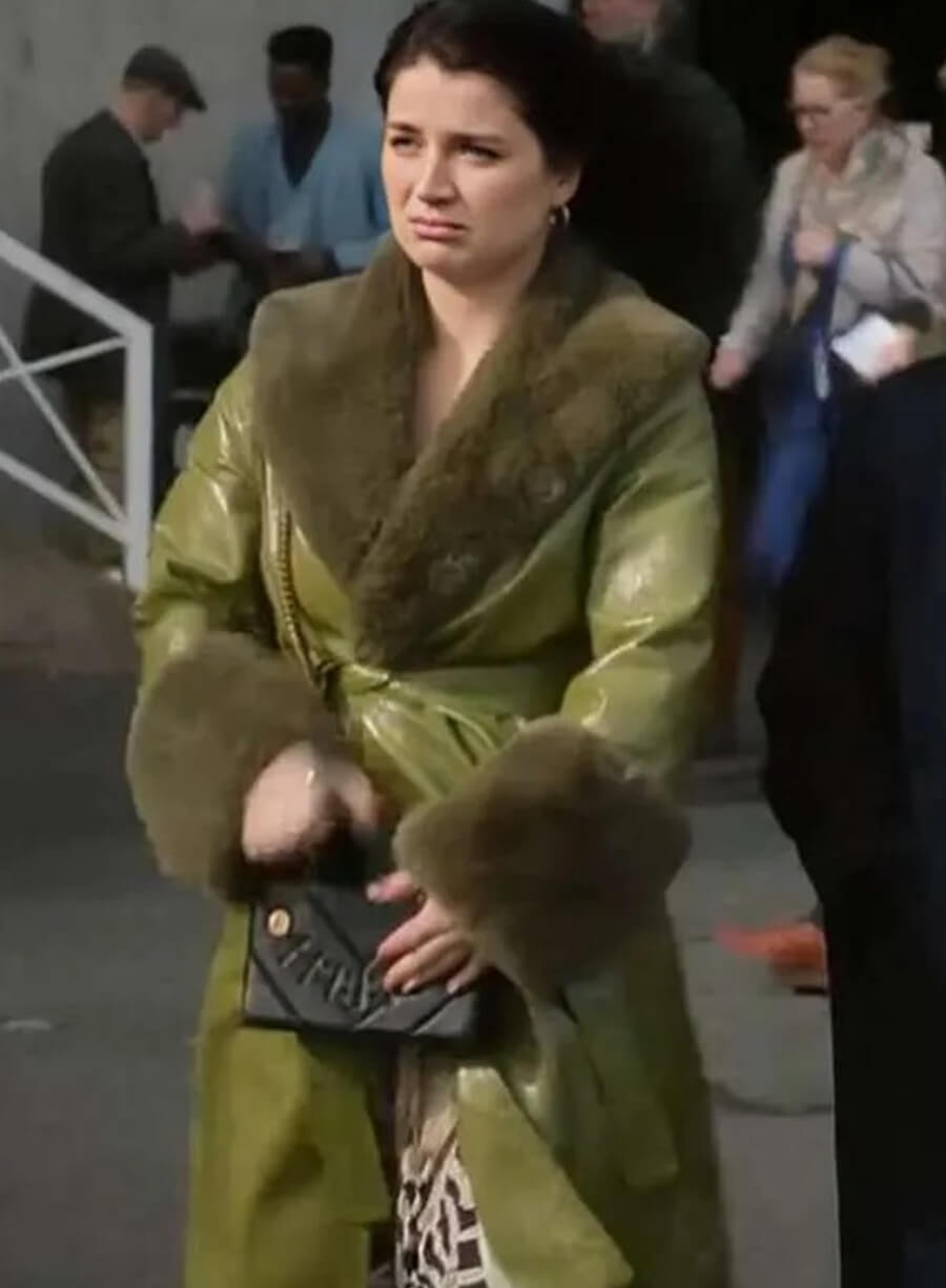 Harpoon Becka Garvey Inspired Green Coat - Bad Sisters S02 Style