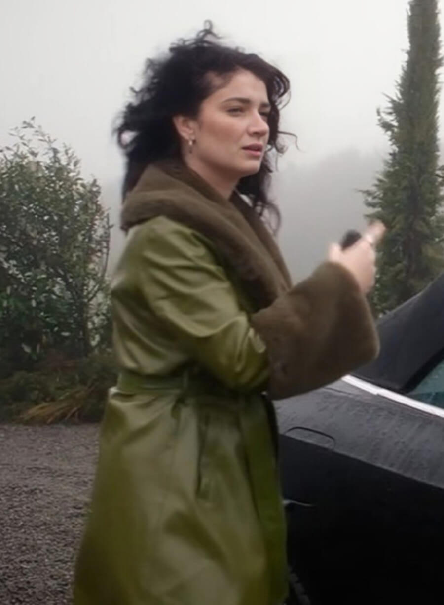 Harpoon Becka Garvey Inspired Green Coat - Bad Sisters S02 Style