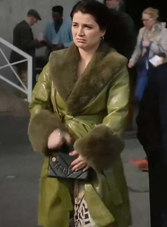Harpoon Becka Garvey Inspired Green Coat - Bad Sisters S02 Style