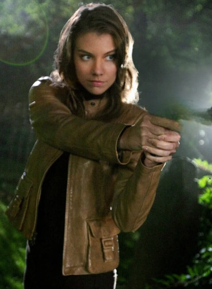 Harpoon Bela Talbot Inspired Brown Real Leather Leather Jacket - Supernatural Tv Series Style