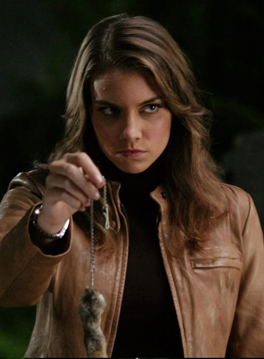 Harpoon Bela Talbot Inspired Brown Real Leather Leather Jacket - Supernatural Tv Series Style