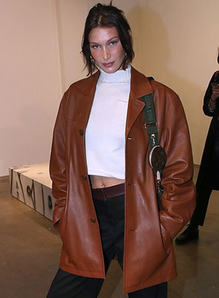 Harpoon Bella Hadid Trench Inspired Brown Coat