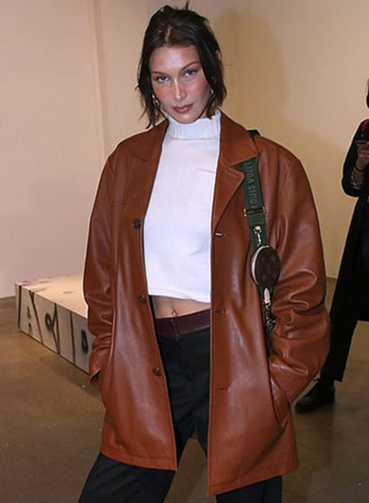 Harpoon Bella Hadid Trench Inspired Brown Coat
