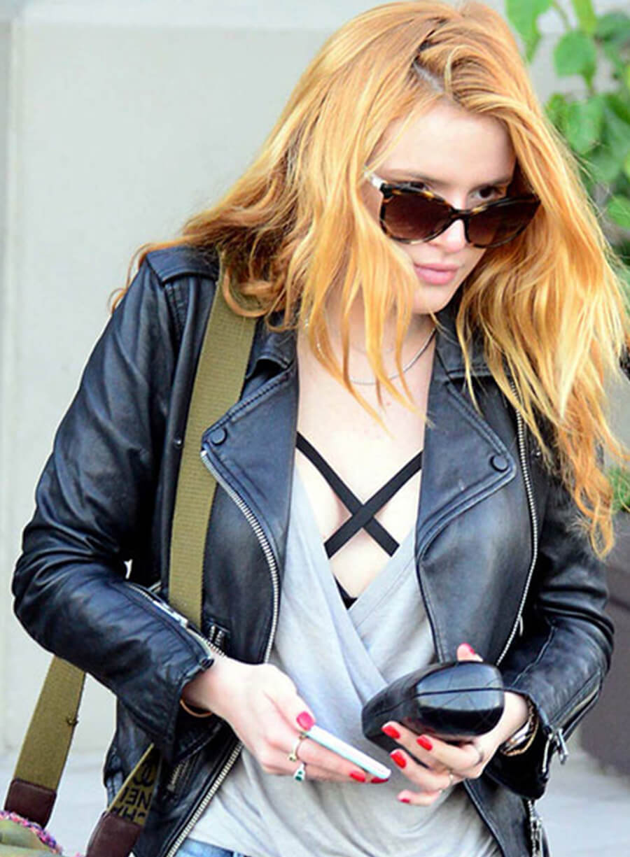 Harpoon Bella Thorne Inspired Black Biker Jacket