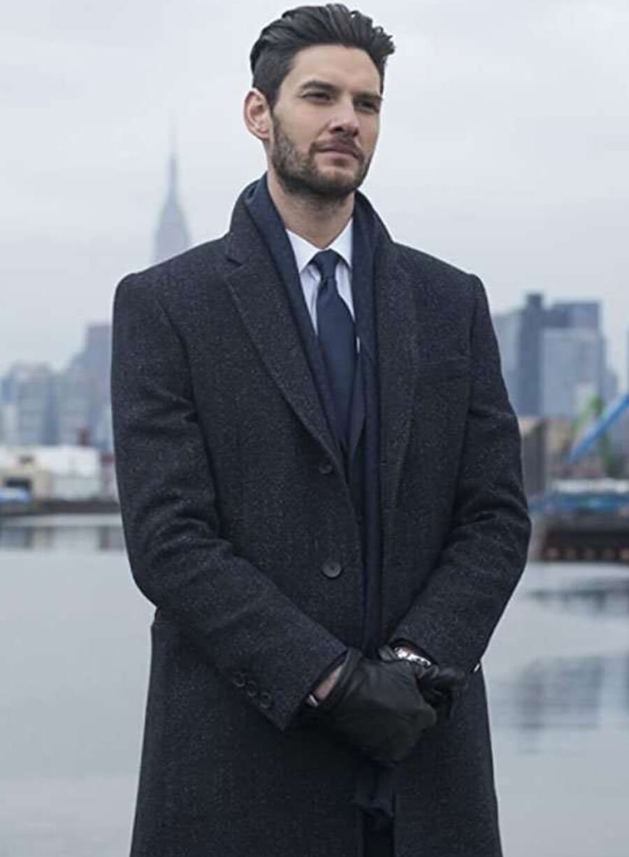 Harpoon Billy Russo Inspired Black Coat - The Punisher Tv Series Style