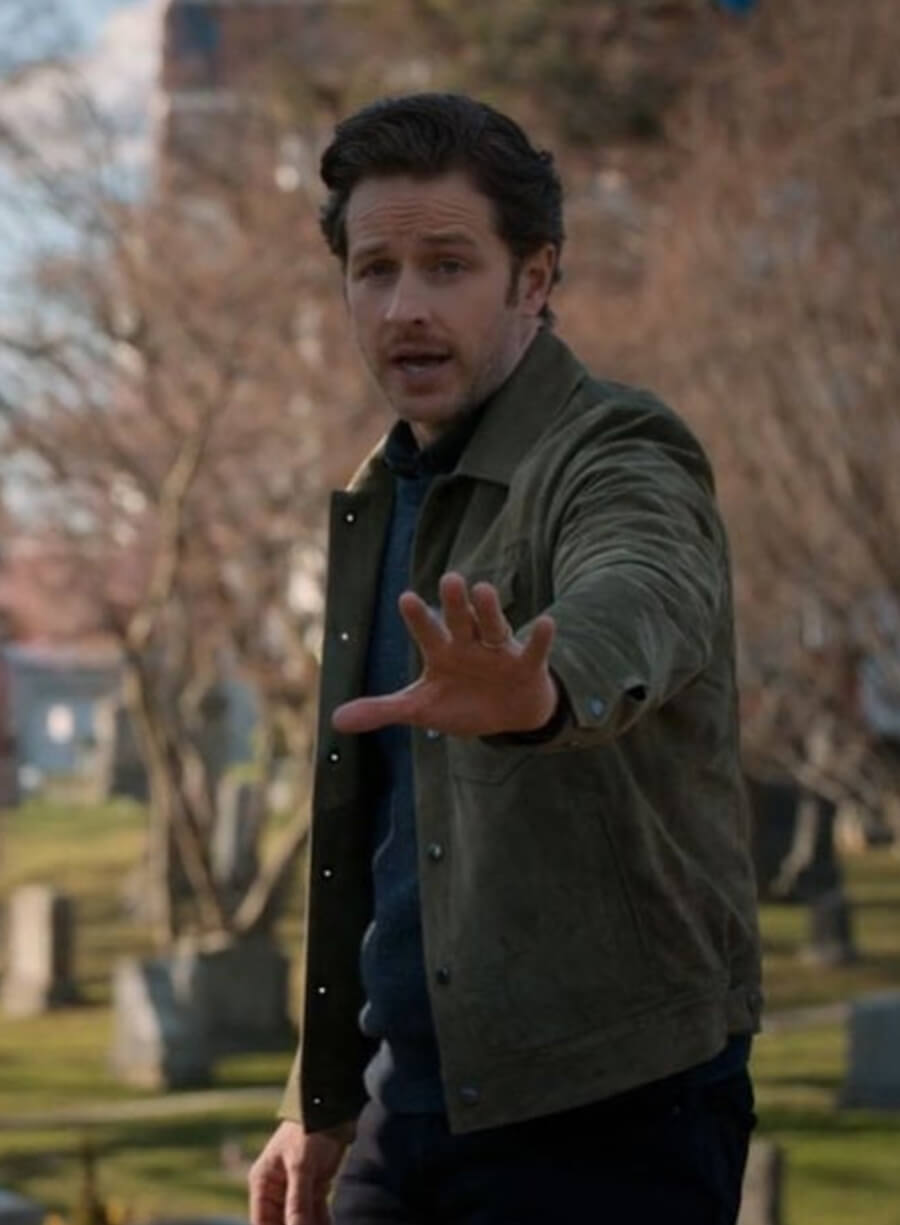 Harpoon Ben Stone Inspired Green Leather Jacket - Manifest Style