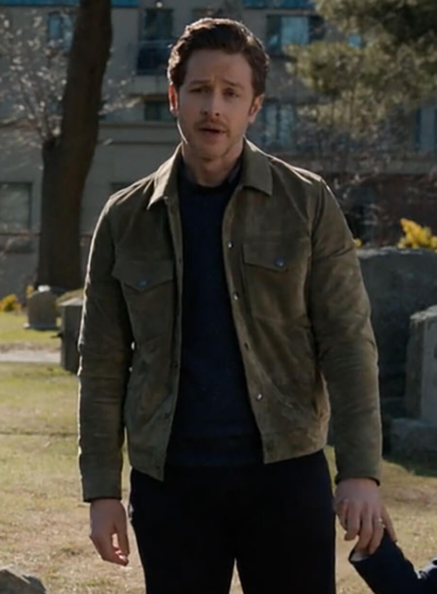 Harpoon Ben Stone Inspired Green Leather Jacket - Manifest Style