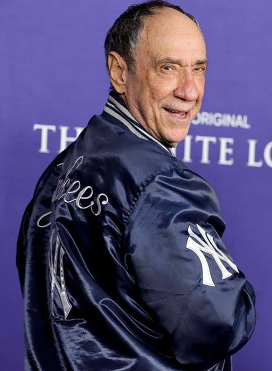 Harpoon Bert Di Grasso Inspired Blue Leather Jacket - The White Lotus Style