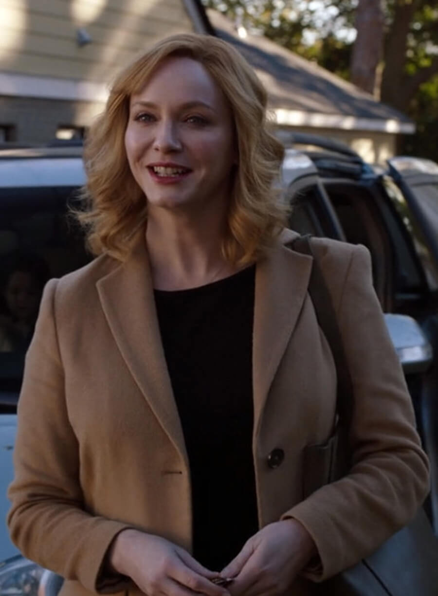 Harpoon Beth Boland Inspired Beige Coat - Good Girls Style