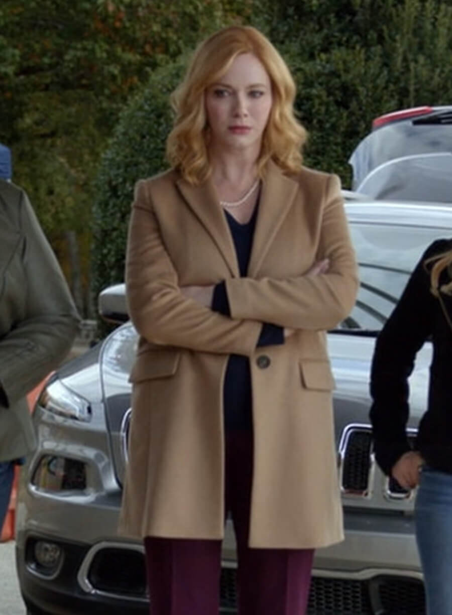 Harpoon Beth Boland Inspired Beige Coat - Good Girls Style