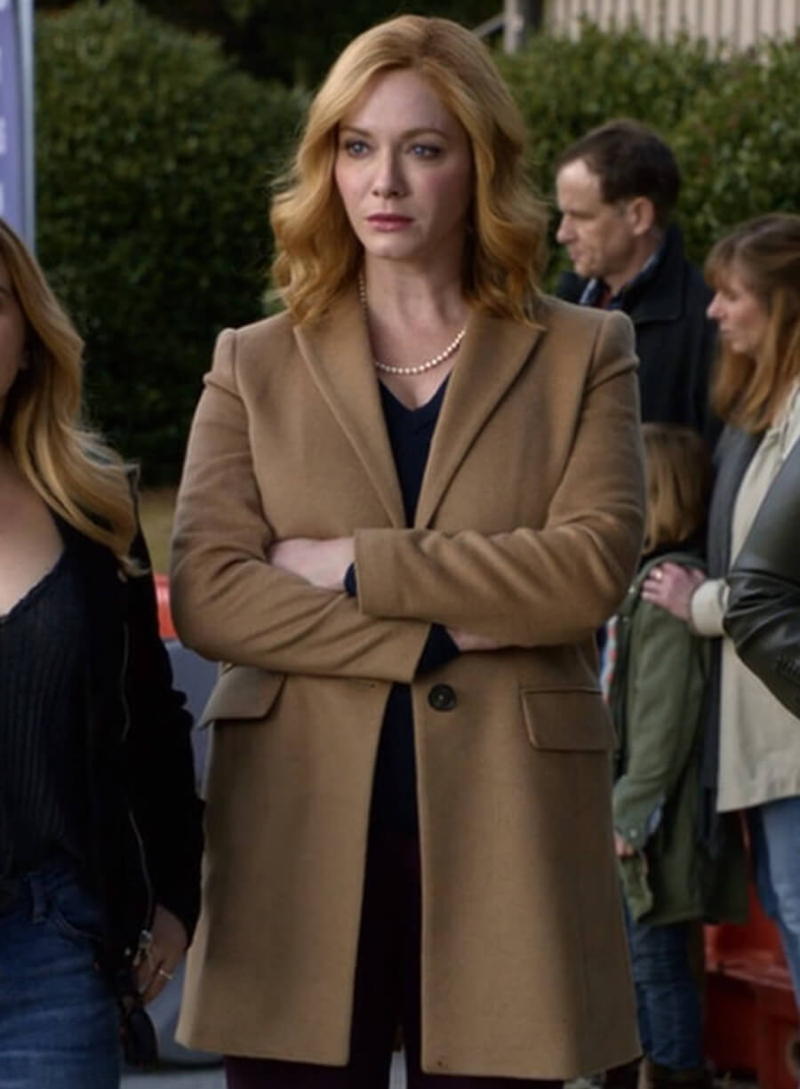 Harpoon Beth Boland Inspired Beige Coat - Good Girls Style