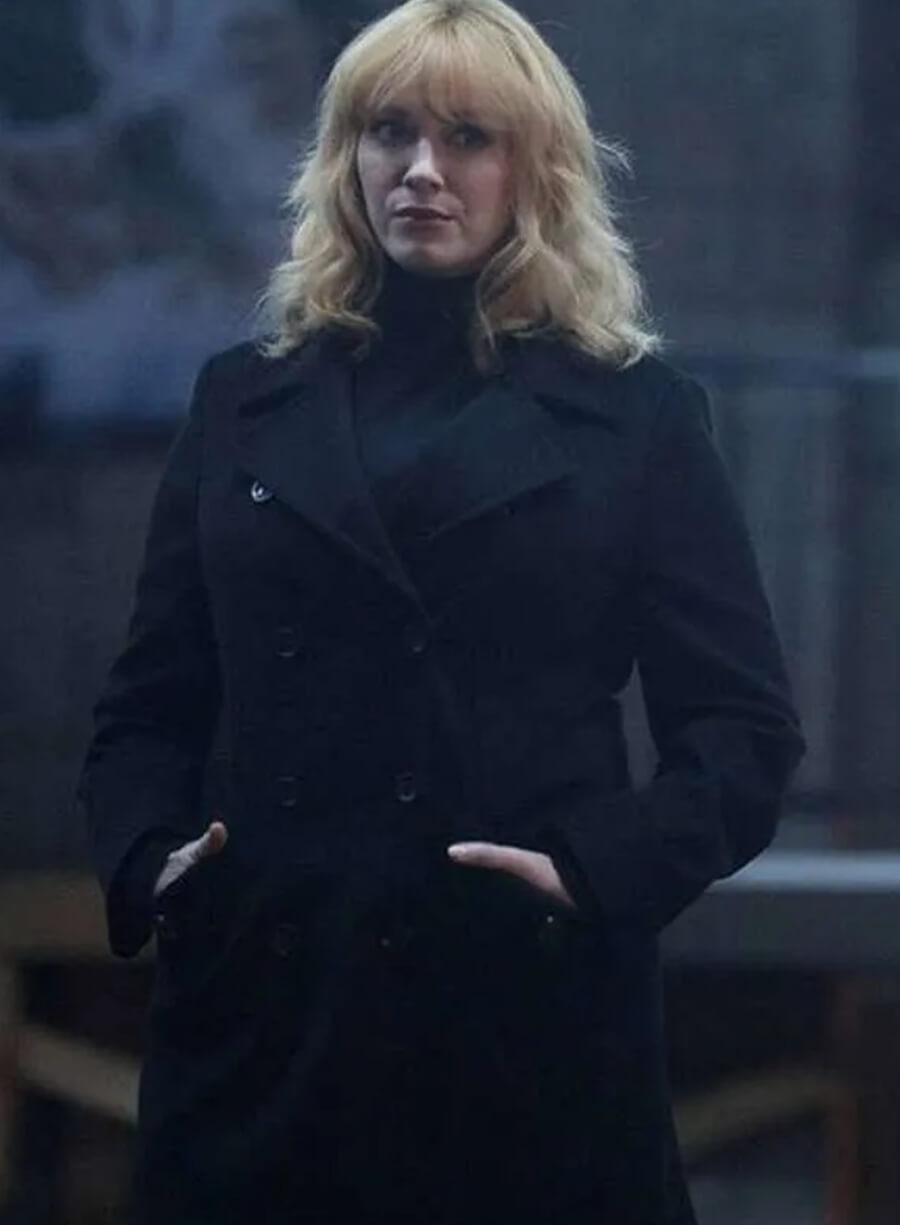 Harpoon Beth Boland Inspired Black Coat - Good Girls Style