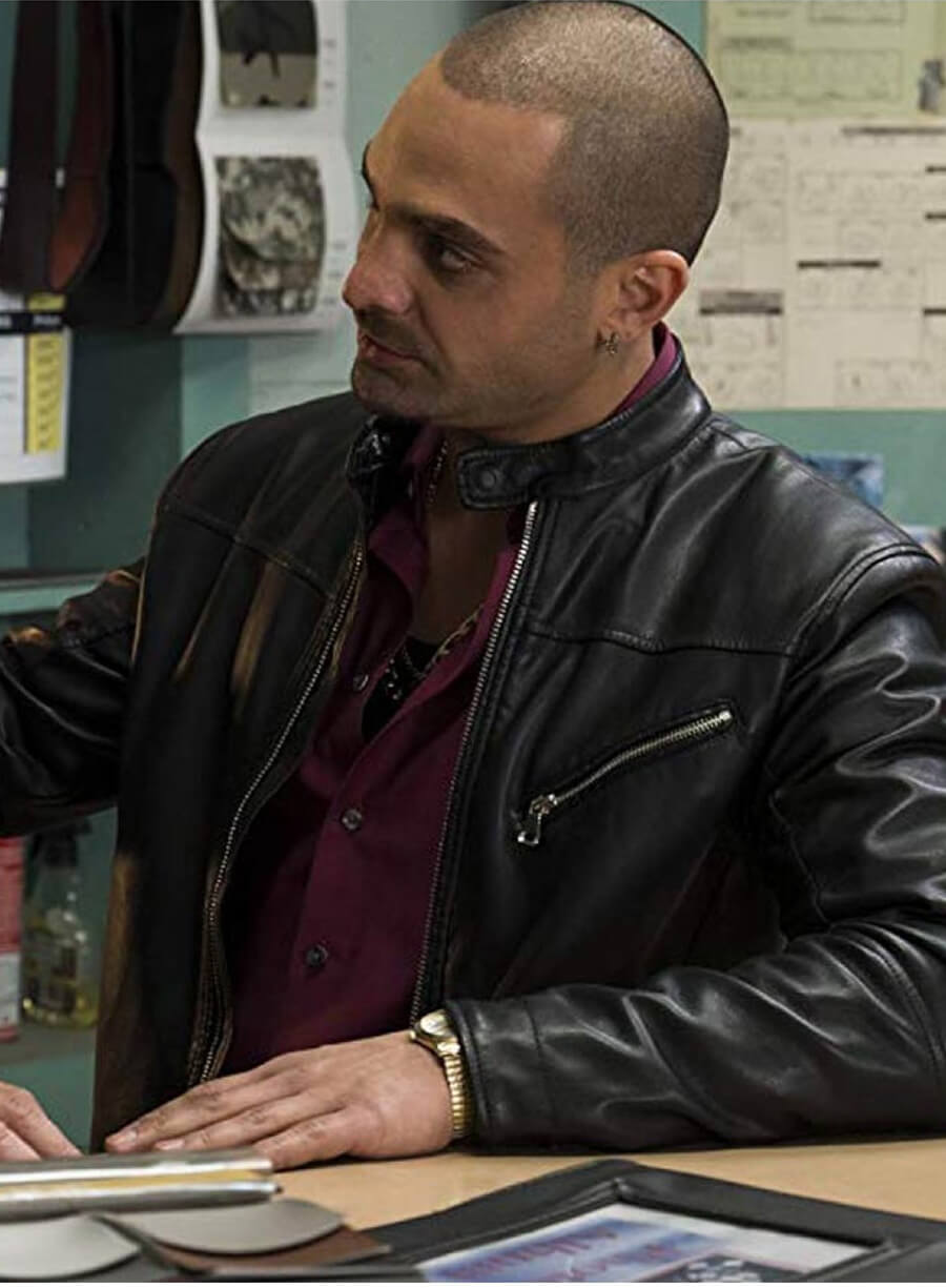 Harpoon Nacho Warga Inspired Black Leather Jacket - Better Call Saul S04 Style