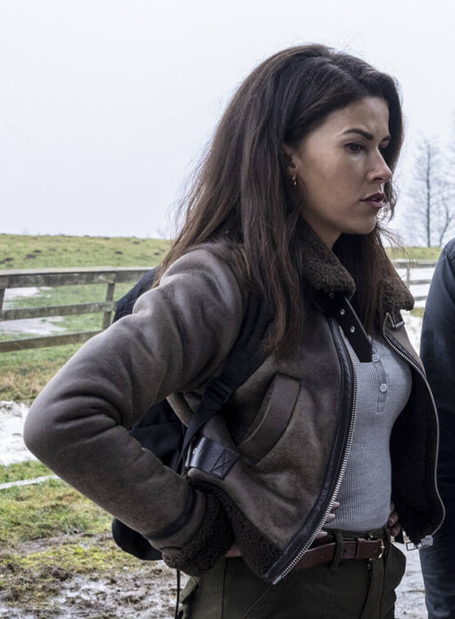 Harpoon Billie Matalon Inspired Brown Suede Leather Leather Jacket - Tracker Style
