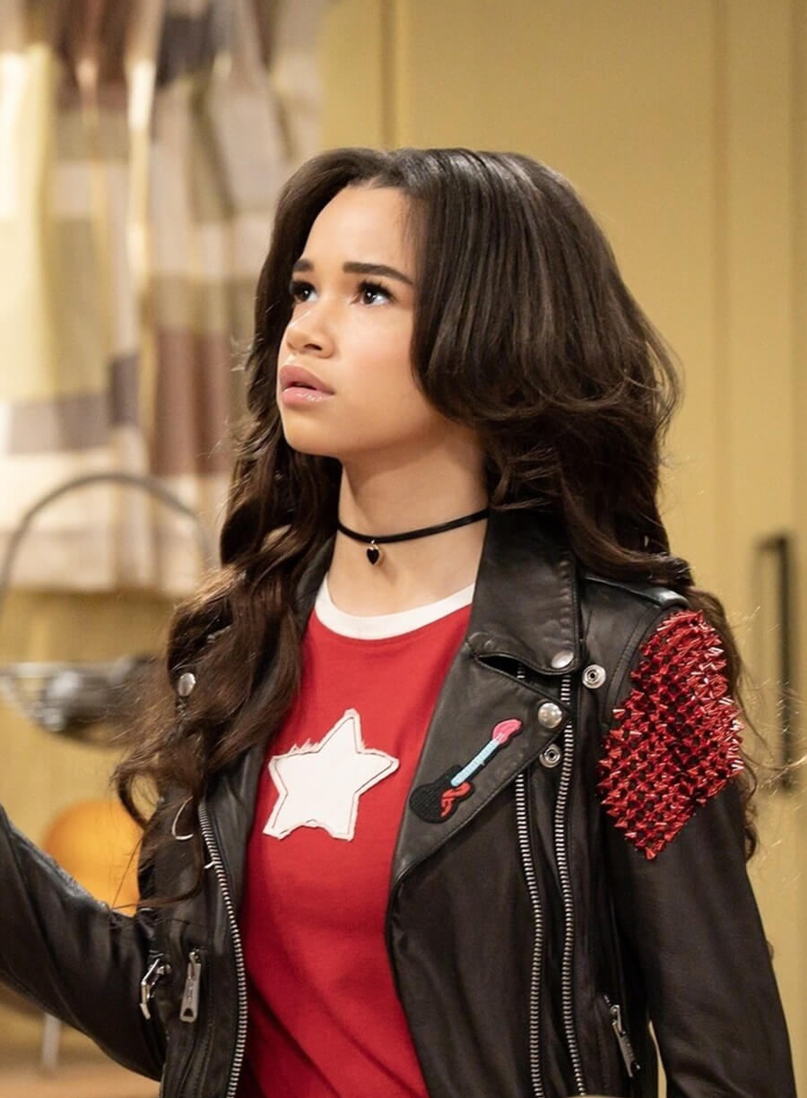 Harpoon Billie Inspired Black Leather Jacket - Wizards Beyond Waverly Place Style