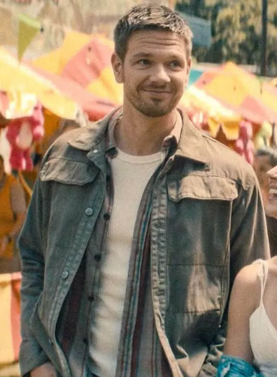 Harpoon Billy Pace Inspired Grey Leather Jacket - Paradise 2025 Style