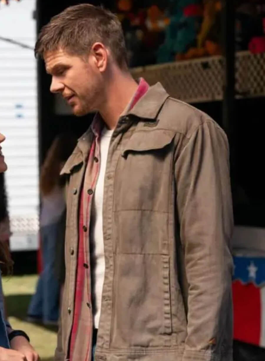 Harpoon Billy Pace Inspired Grey Leather Jacket - Paradise 2025 Style
