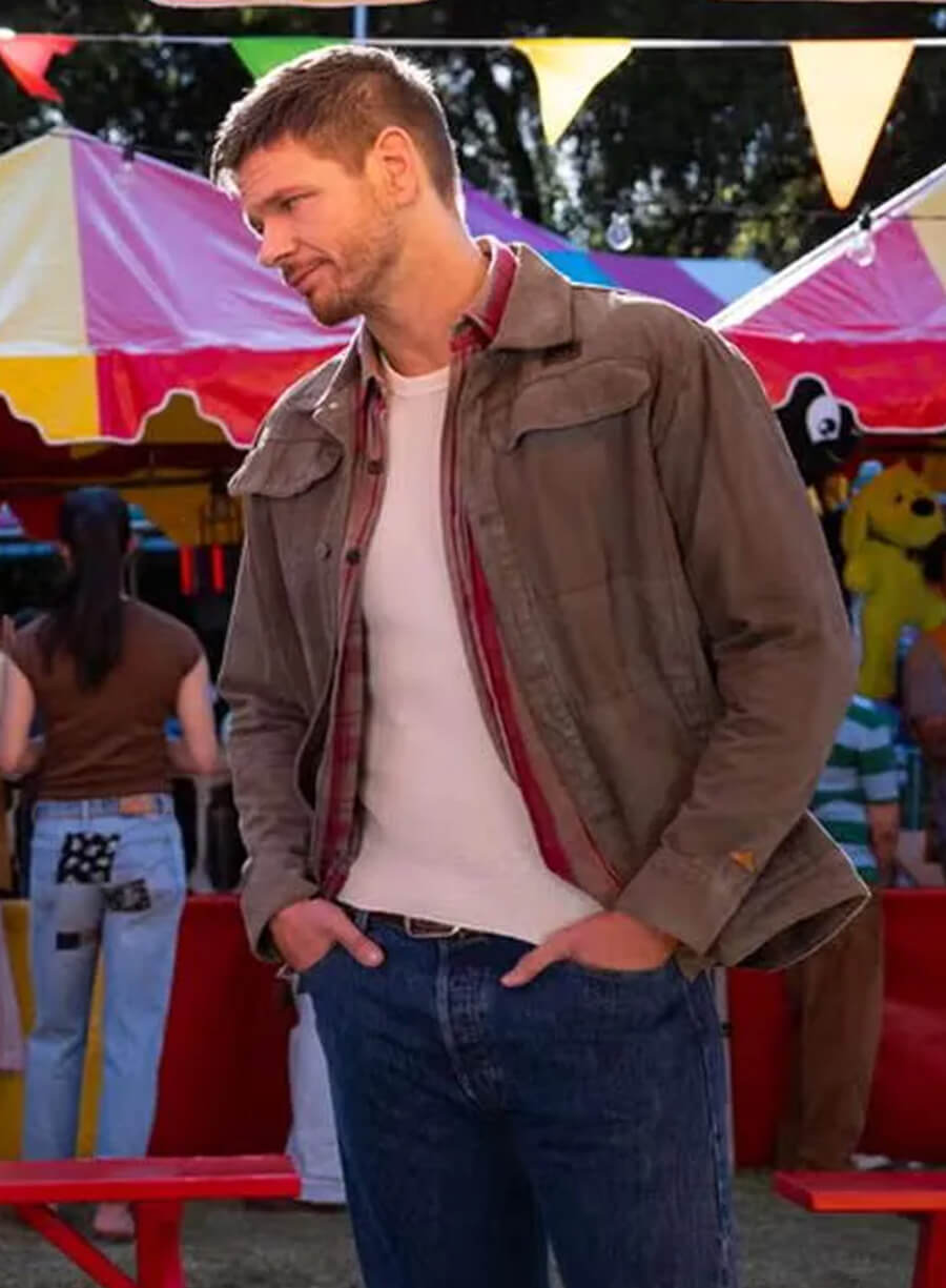 Harpoon Billy Pace Inspired Grey Leather Jacket - Paradise 2025 Style