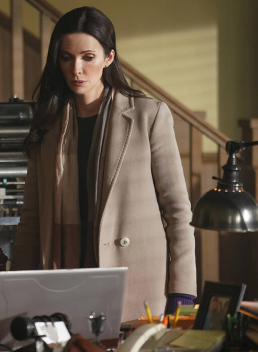 Harpoon Lois Lane Inspired Oatmeal Coat - Superman & Lois Style