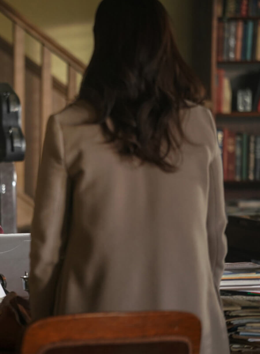 Harpoon Lois Lane Inspired Oatmeal Coat - Superman & Lois Style
