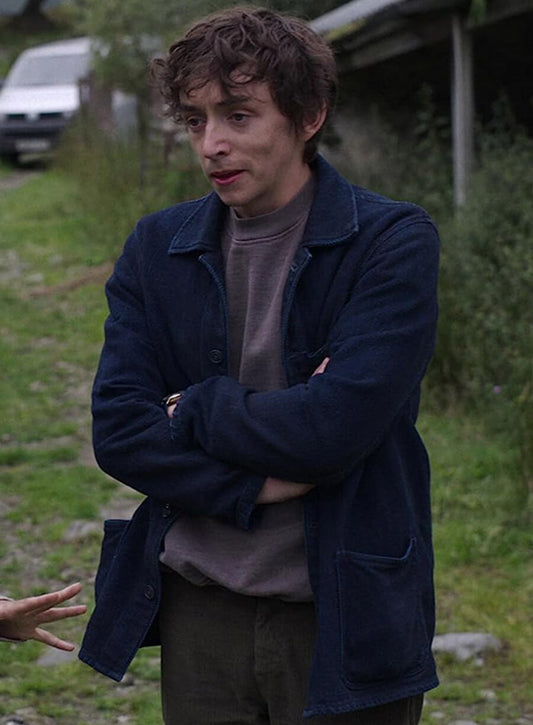 Harpoon Mirror Samuel Blenkin Inspired Blue Wool Fabric Coat