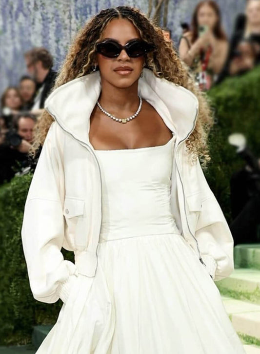 Blue Ivy Carter Met Gala 2026 White Bomber Jacket