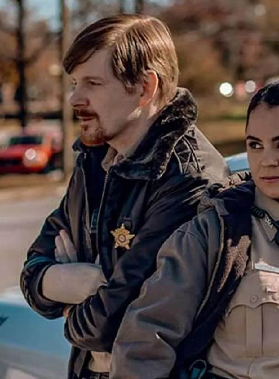 Harpoon Deputy Thompson Inspired Olive Green Bomber Jacket - Blue Ridge Style