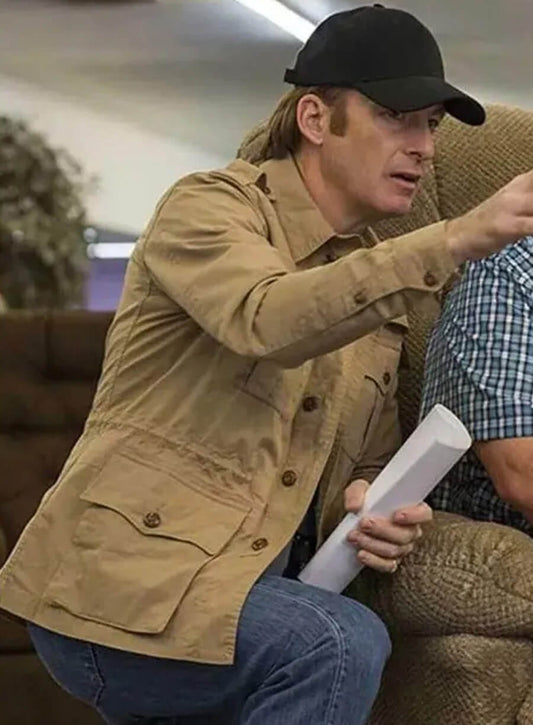 Harpoon Jimmy McGill Inspired Brown Leather Jacket - Better Call Saul Style