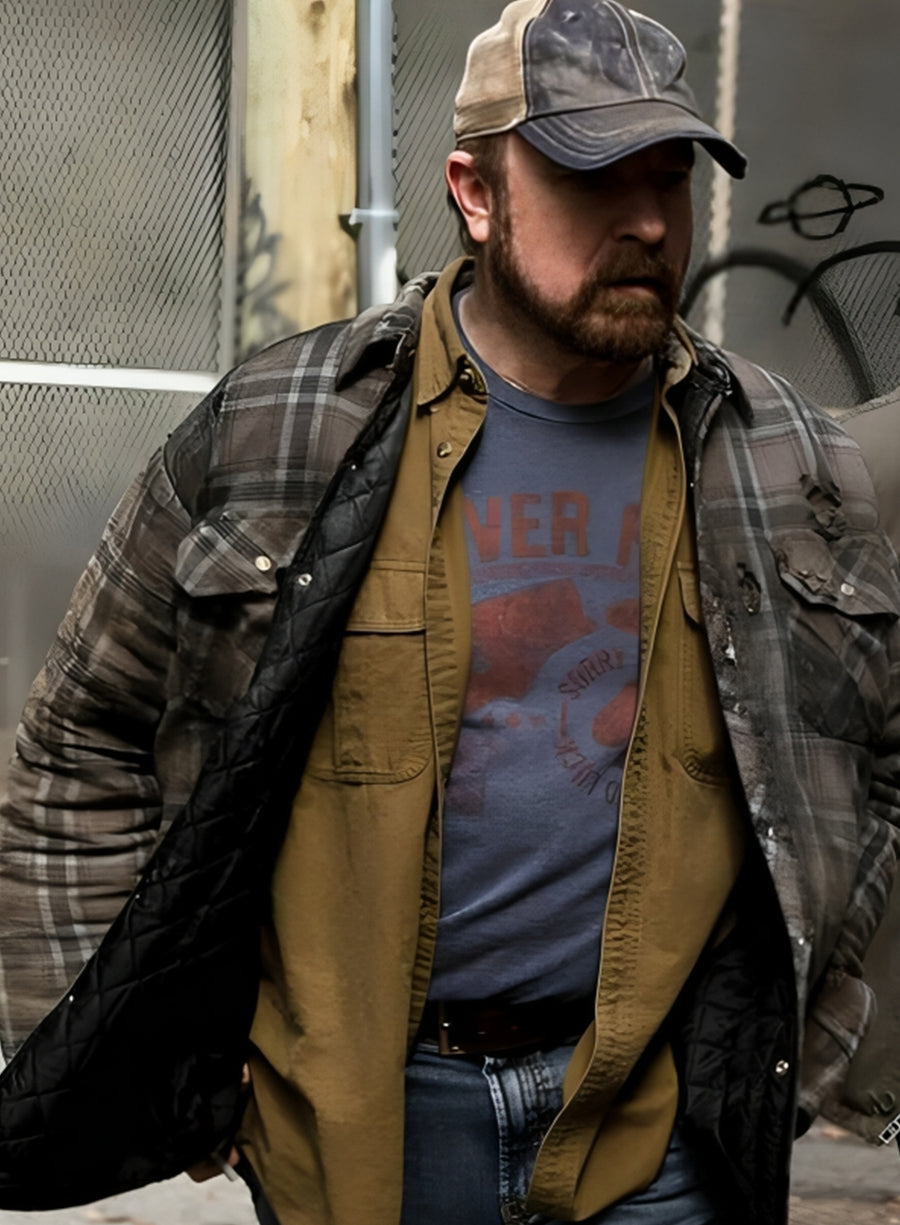 Harpoon Bobby Singer Inspired Multi Colors Cotton Fabric Cotton Jacket - Supernatural Tv Series Style