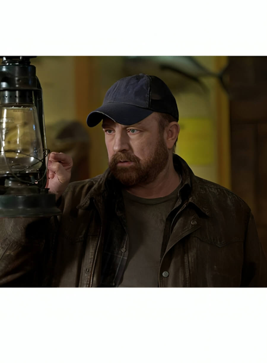 Harpoon Bobby Singer Inspired Brown Cotton Fabric Cotton Jacket - Supernatural Tv Series Style