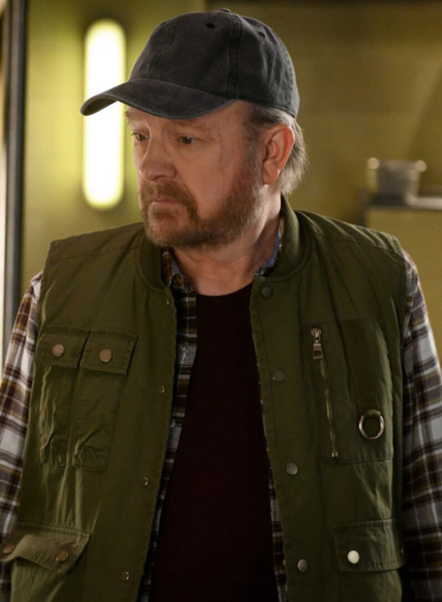 Harpoon Bobby Singer Inspired Green Cotton Fabric Cotton Jacket - Supernatural Tv Series Style
