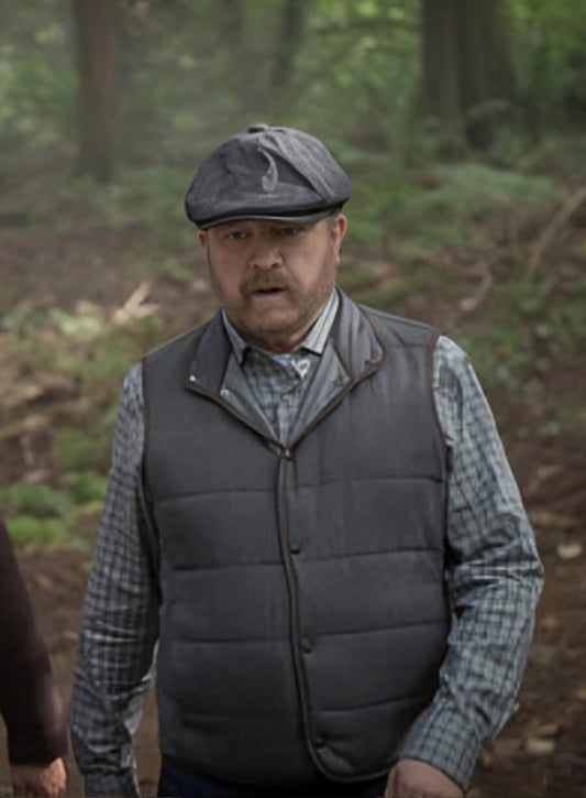 Harpoon Bobby Singer Inspired Grey Wool Fabric Wool Jacket - Supernatural Tv Series Style