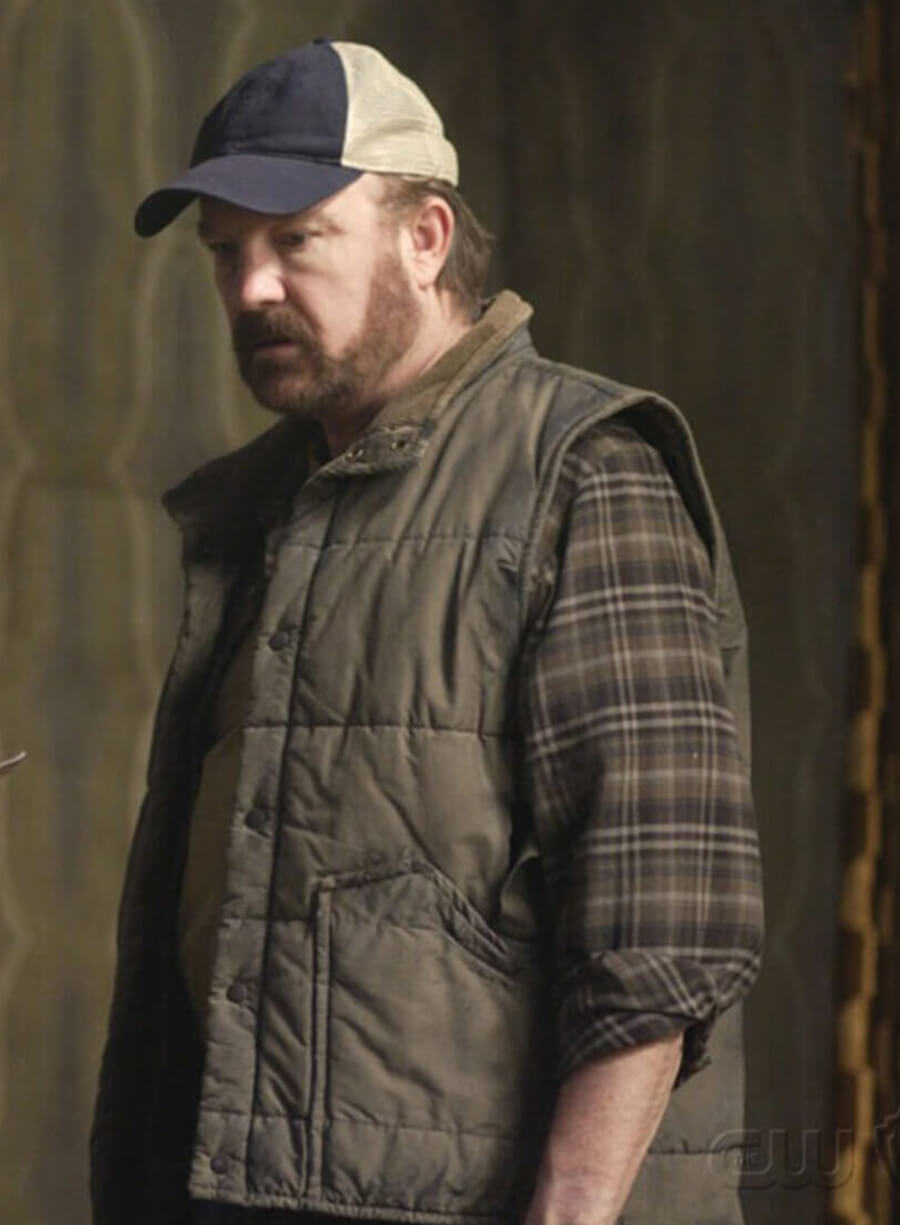 Harpoon Bobby Singer Inspired Grey Cotton Fabric Cotton Jacket - Supernatural Tv Series Style