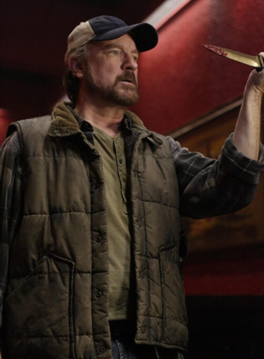 Harpoon Bobby Singer Inspired Grey Cotton Fabric Cotton Jacket - Supernatural Tv Series Style