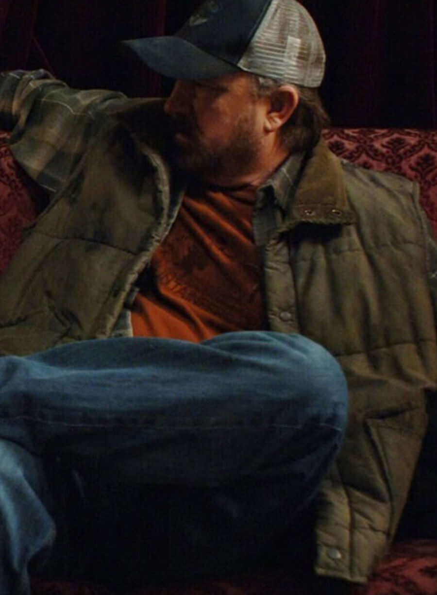 Harpoon Bobby Singer Inspired Grey Cotton Fabric Cotton Jacket - Supernatural Tv Series Style