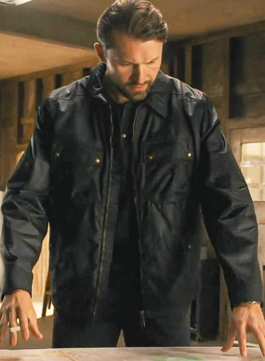 Harpoon Borys Volchek Inspired Black Leather Jacket - Countdown Style