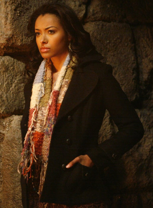 Harpoon Bonnie Bennett Inspired Black Wool Jacket - The Vampire Diaries S01 Style