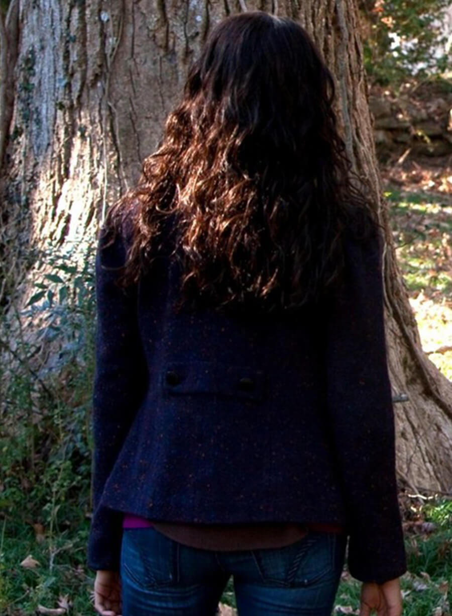 Harpoon Bonnie Bennett Inspired Blue Leather Jacket - The Vampire Diaries S02 Style