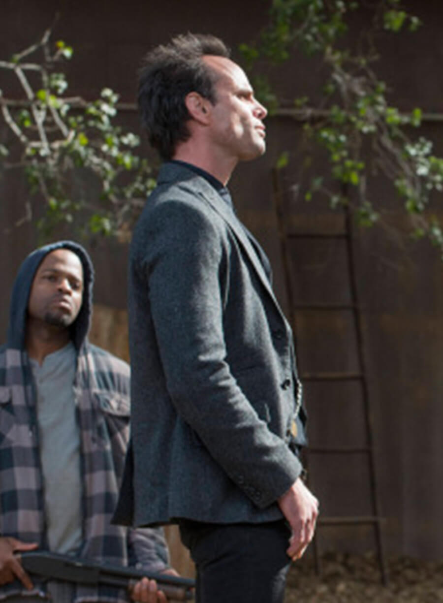 Harpoon Boyd Crowder Inspired Grey Wool Fabric Wool Jacket - Justified Style