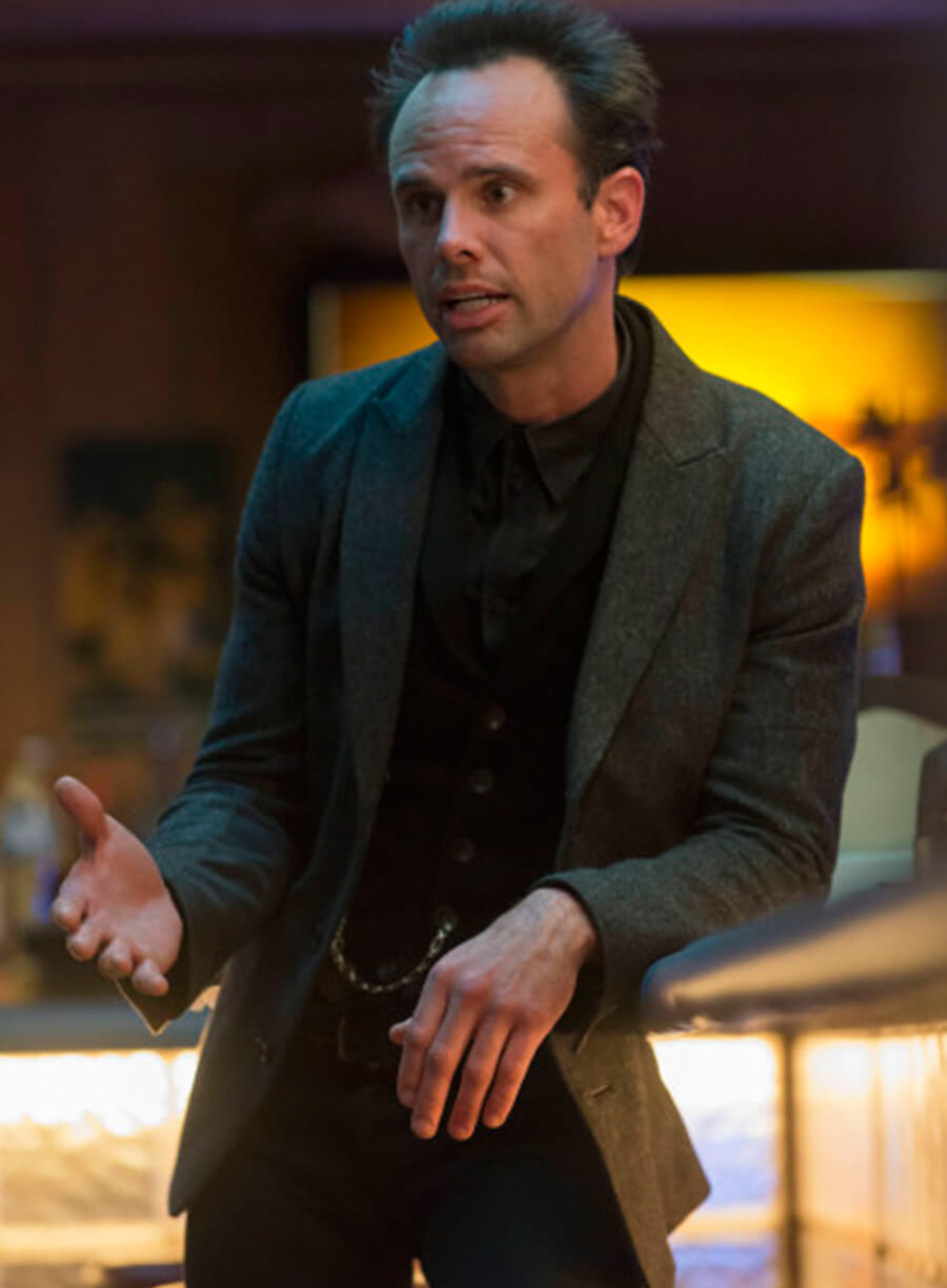 Harpoon Boyd Crowder Inspired Grey Wool Fabric Wool Jacket - Justified Style