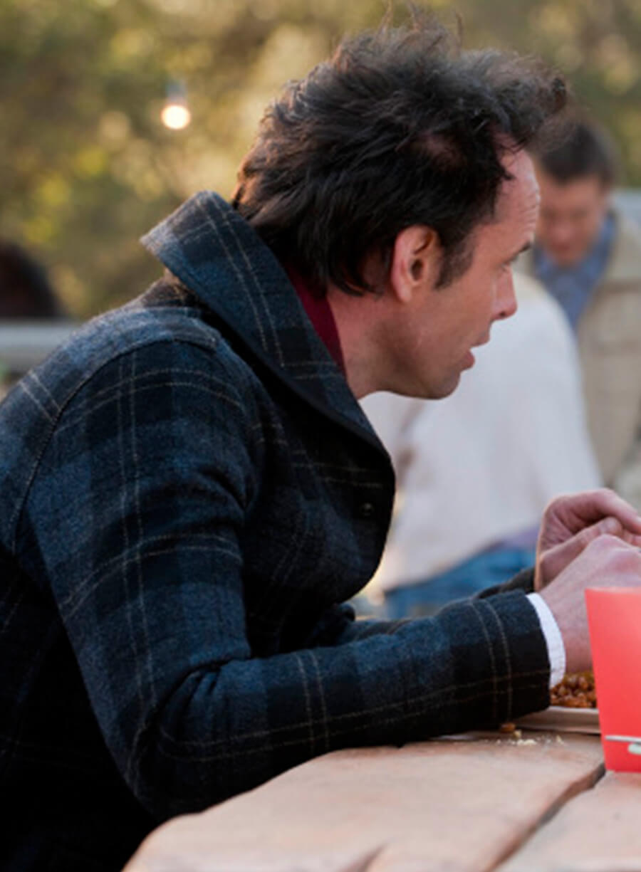 Harpoon Boyd Crowder Inspired Checkered Multicolor Wool Fabric Wool Jacket - Justified Style