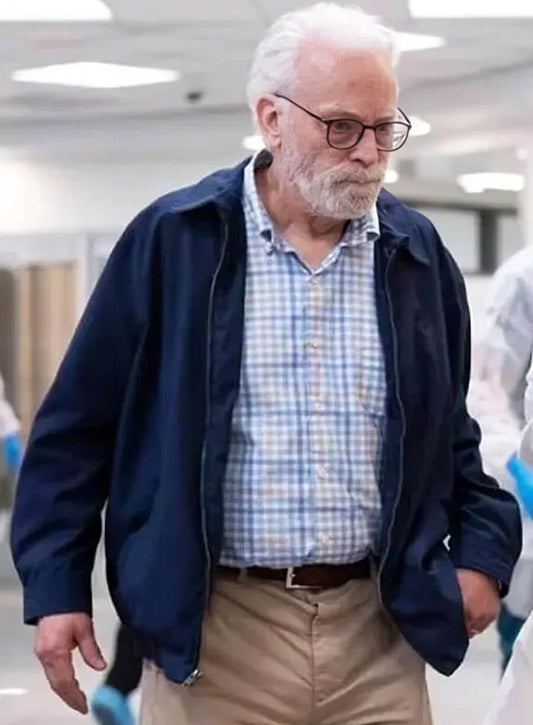 Harpoon Neil McKay Inspired Blue Leather Jacket - The Pitt 2025 Style