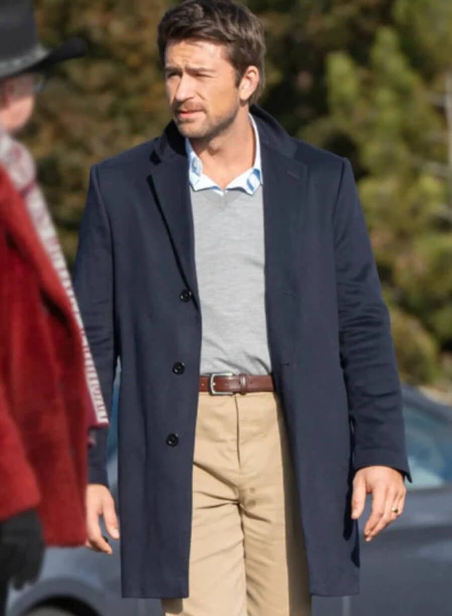 Harpoon Mark Meachum Inspired Blue Coat - The Housemaid Style
