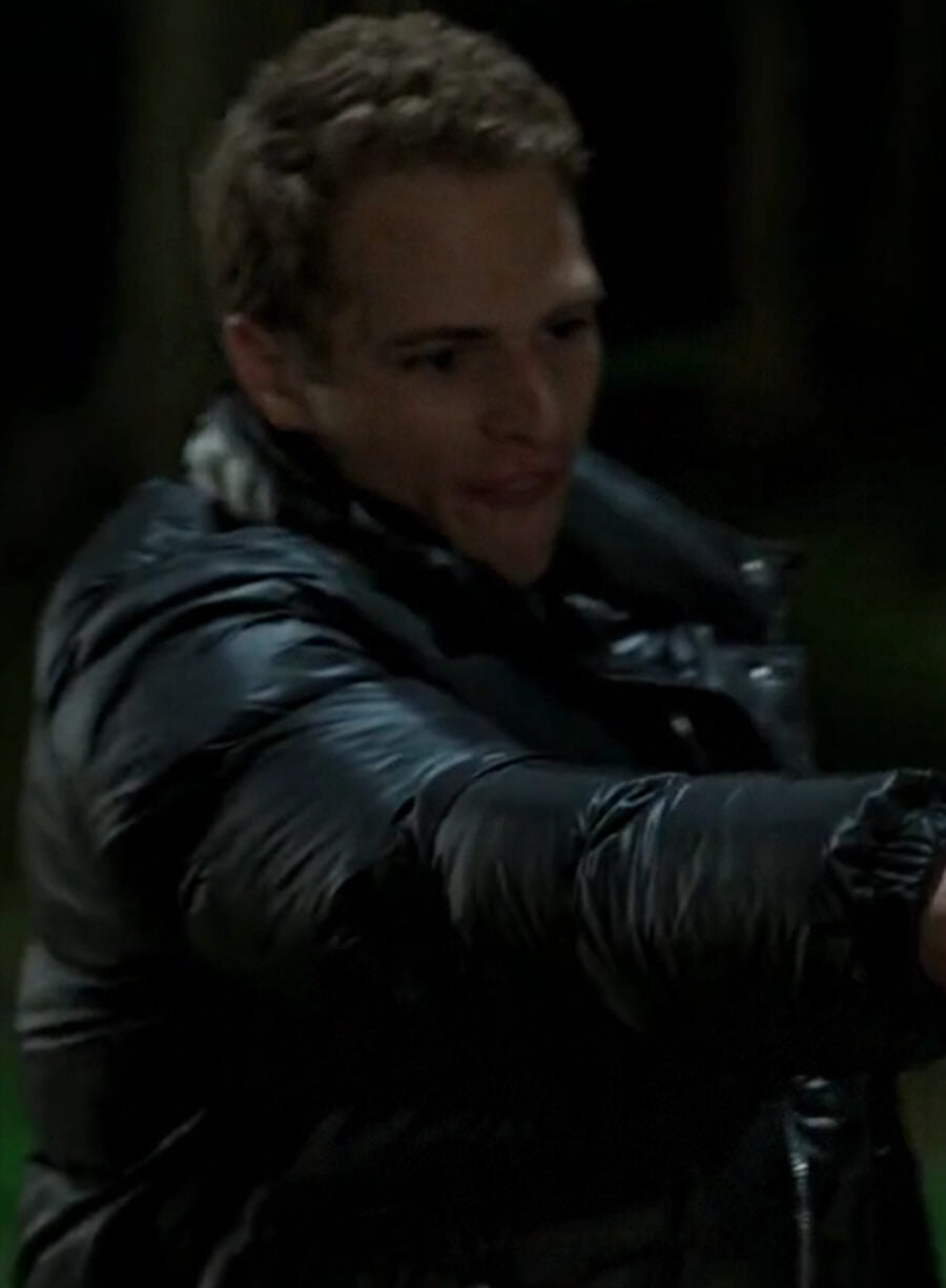 Harpoon Brayden Weston Inspired Black Leather Jacket - Power Book II: Ghost Style