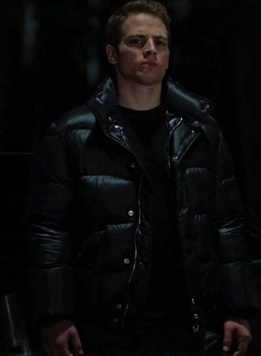 Harpoon Brayden Weston Inspired Black Leather Jacket - Power Book II: Ghost Style