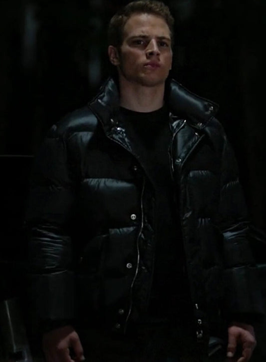 Harpoon Brayden Weston Inspired Black Leather Jacket - Power Book II: Ghost Style