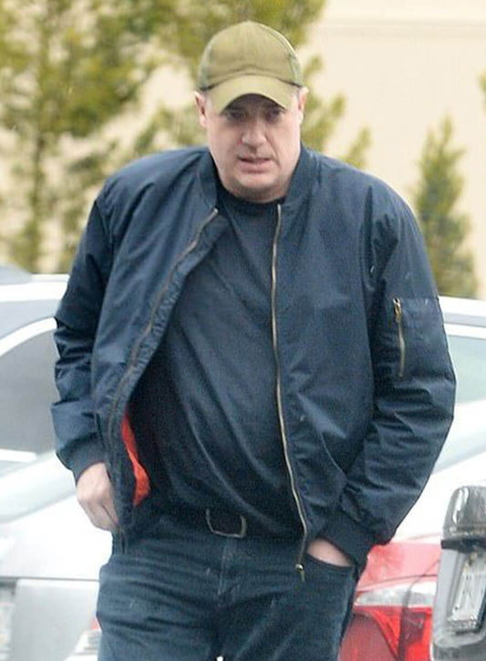 Harpoon Brendan Fraser Inspired Blue Bomber Jacket