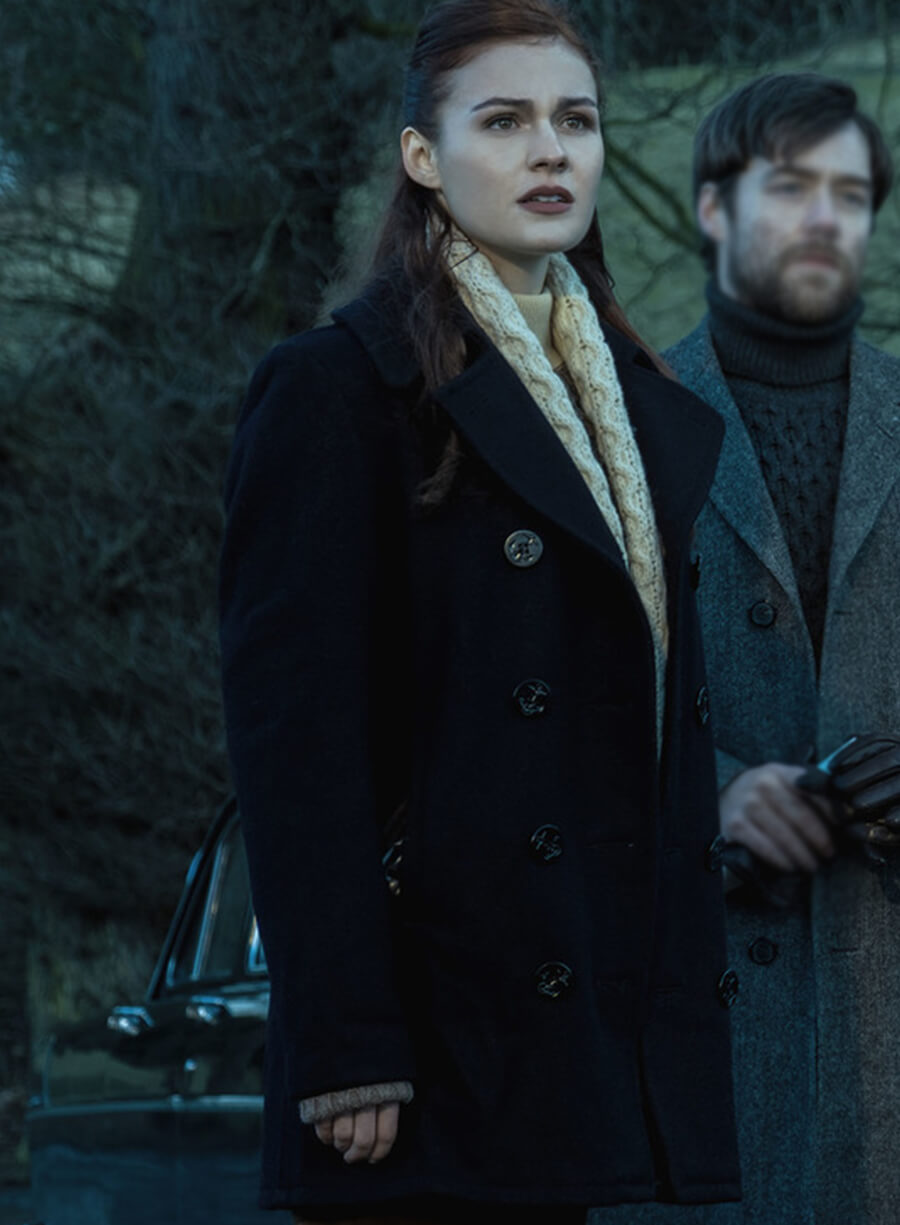 Harpoon Brianna Randall Inspired Black Coat - Outlander Style