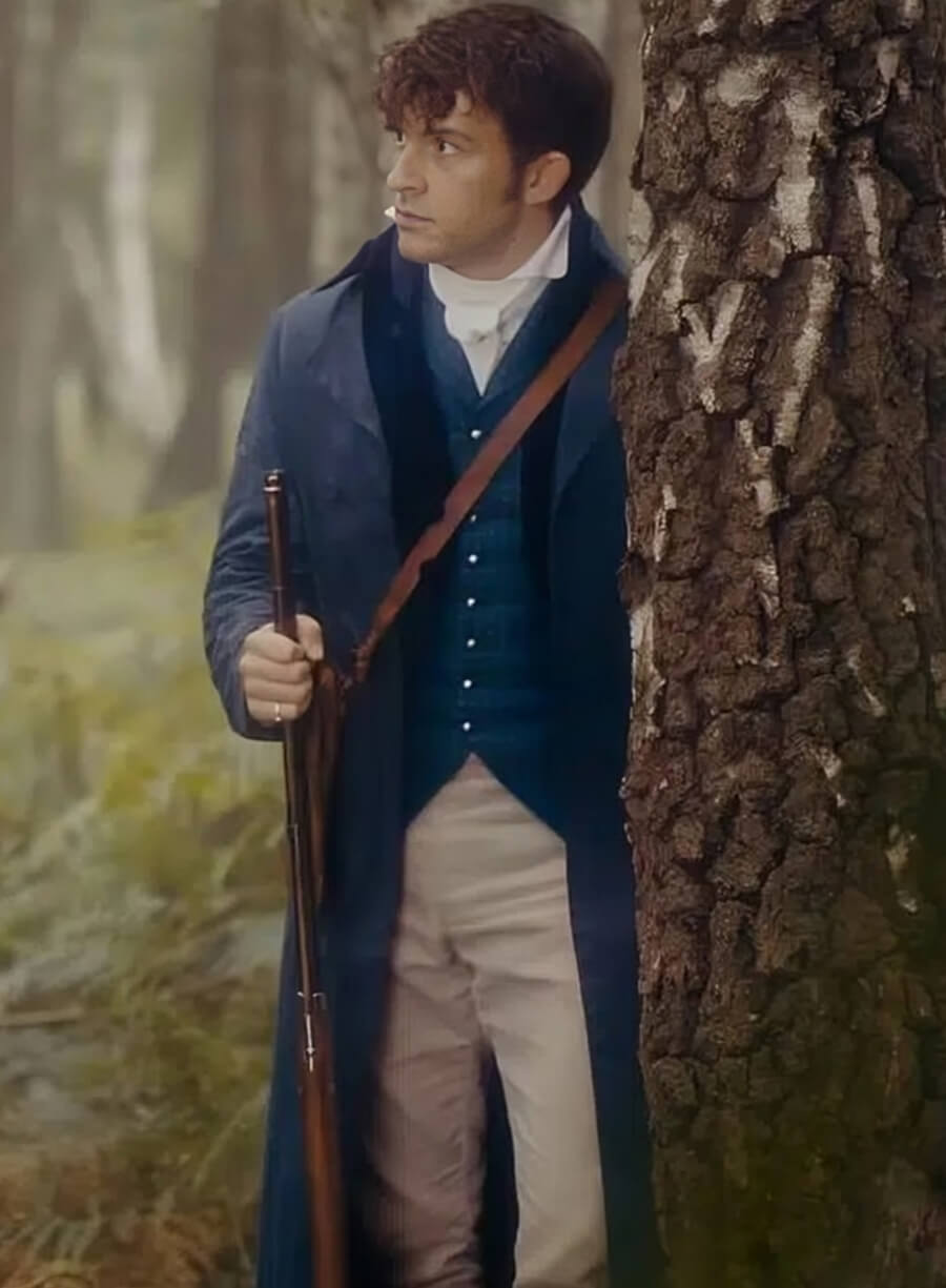 Harpoon Lord Anthony Bridgerton Inspired Blue Coat