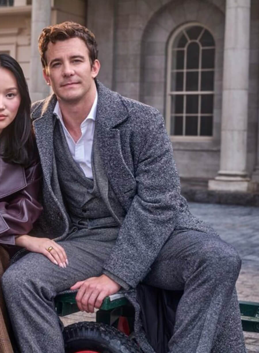 Harpoon Benedict Bridger Inspired Grey Coat - Bridgerton Style